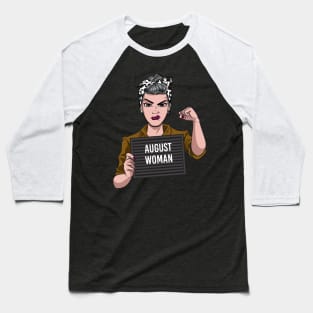 August Woman Baseball T-Shirt